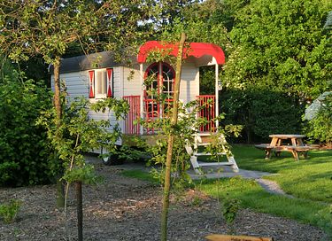 Spacious circus wagon in lovely, green spot - 2