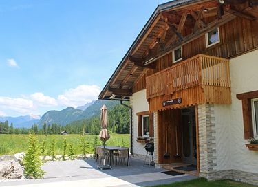 Groot Chalet in de Oostenrijkse alpen