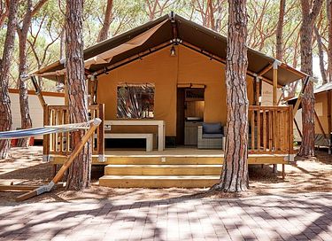 Leuke tent aan de Italiaanse kust op Sardinië
