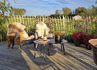 Luxe yurt met houtkachel en privé sanitair - 5