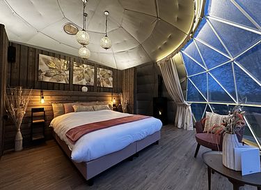 Romantische verblijf in luxe glamping dome - 8
