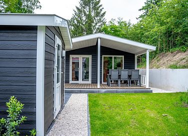 Lodge voor 6 personen met eigen hottub  - 14