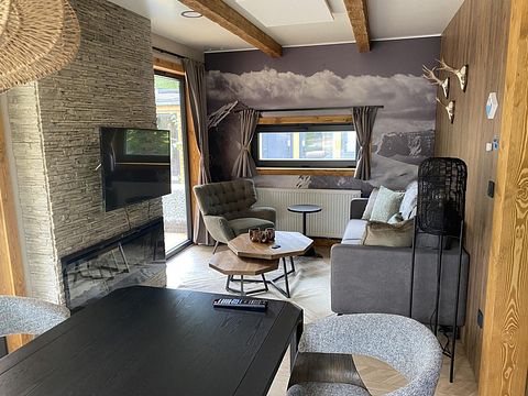 Panoramalodge met uitzicht op de bergen  - 5
