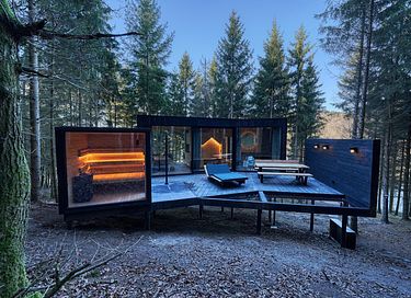 Unieke design cabin met sauna in de Ardennen - 17