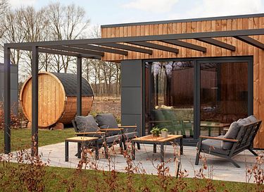 knusse 4-persoons vakantievilla met sauna