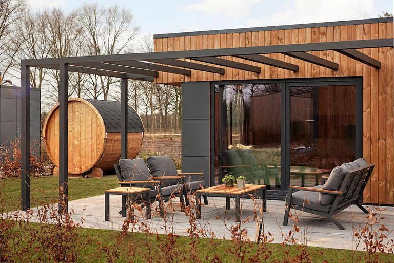 knusse 4-persoons vakantievilla met sauna - 1