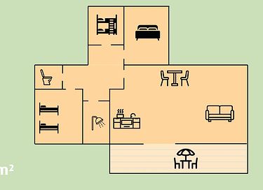 Logement de vacances confortable (6p) avec cheminée extérieure - 22