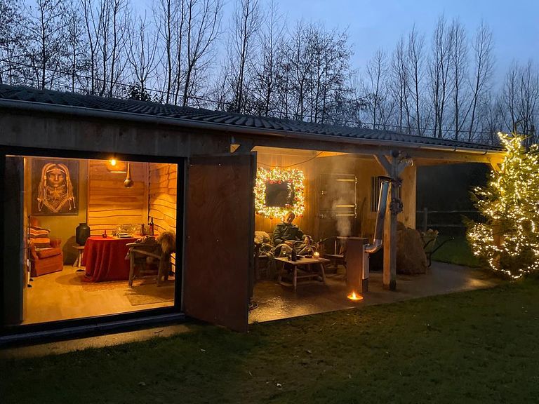 Nuitée dans une cabane romantique avec bain à remous - 1