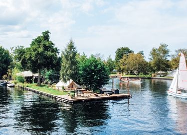Uniek privé-eiland met tiny house & salonboot - 4