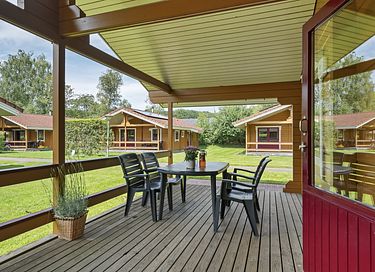 Wooden bungalow with sauna in nature - 10