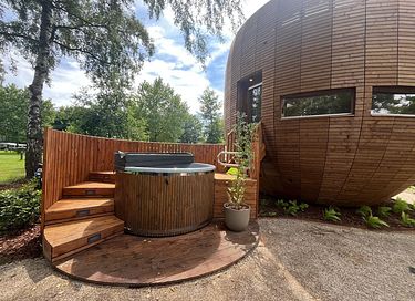Design huisje met hottub, sauna en dakterras