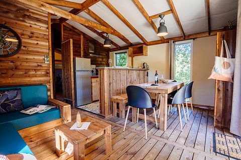 Houten lodge met privé hottub - 5