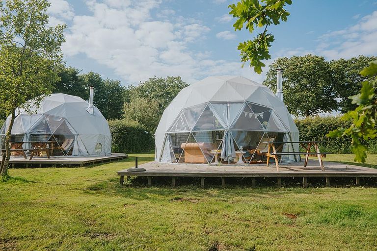 Luxe dome tent op leuke camping in Gelderland - 1