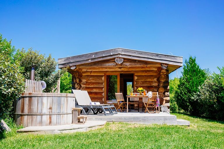 Stoere blokhut met privé hottub - 1