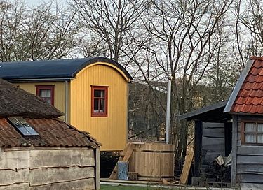 Woonwagen in jaren '30 stijl met hottub - 19