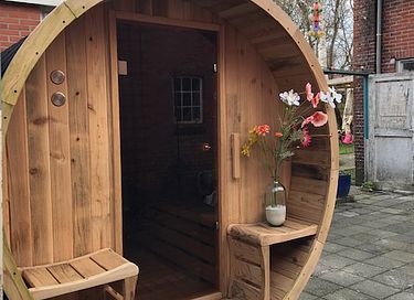 Romantisch overnachten in pipowagen met sauna - 5