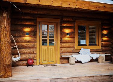 Scadinavische lodge – van échte boomstammen - 3