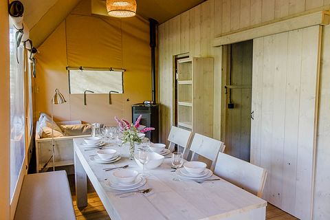 Luxe glamping tent voor 8 personen in België - 3