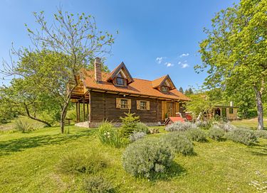 Wooden holiday home located on the space - 25