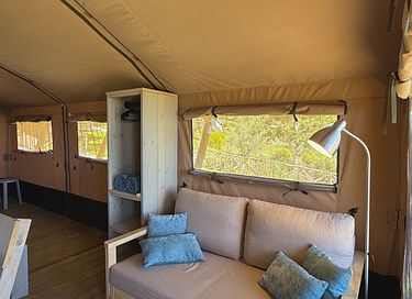Glamping-Zelt mit Blick auf den See - 6