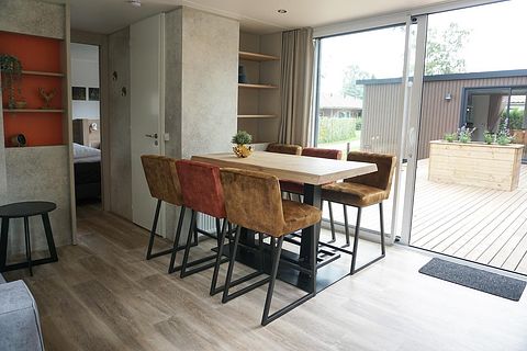 Leuke familielodge met overdekte veranda  - 5