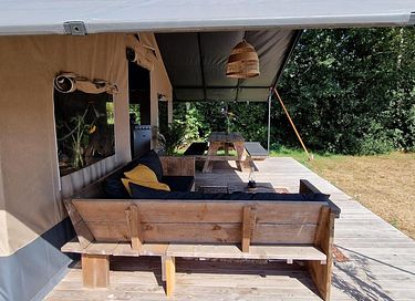 Safarizelt auf einem Familiencampingplatz in Overijssel - 4