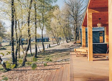 Logement de vacances avec bain à remous près d'un lac de loisirs - 29