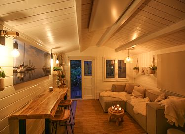 Romantische waterlodge in bohemian stijl  - 34
