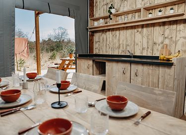 Design tent op de Veluwe voor 5 personen - 20