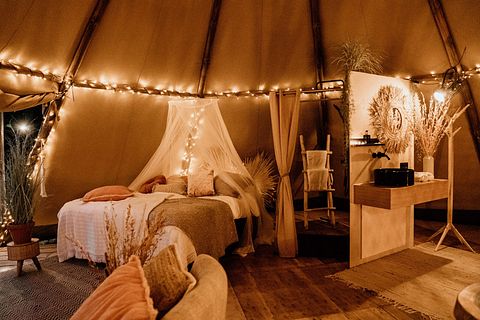 Romantische glamping tent met een hottub - 3