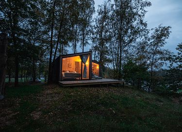Luxe cabin op de top van een heuvel - 9
