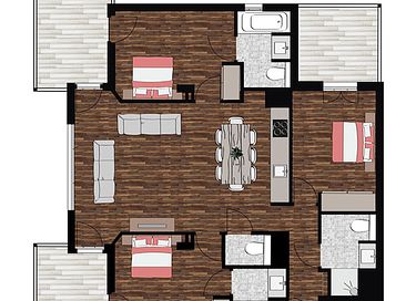 Alpenwohnung mit Panoramablick - 10
