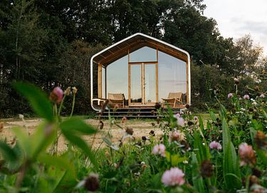 Cabin in prachtig landschap