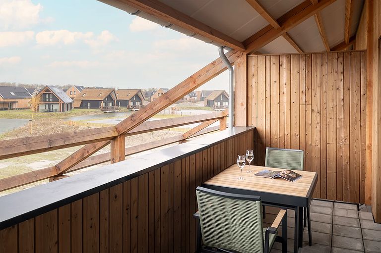 Double hotel room with balcony and view - 1