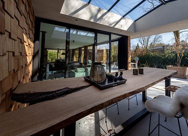 Modern wooden design villa with hot tub - 7