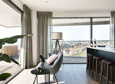 Geräumige Strandwohnung mit Meerblick - 13