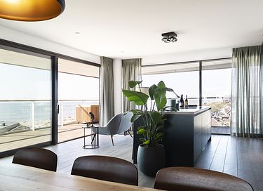 Geräumige Strandwohnung mit Meerblick - 12