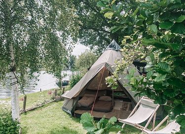 Uniek privé-eiland met tiny house & salonboot - 21