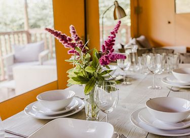 Luxe glamping tent voor 8 personen in België - 11