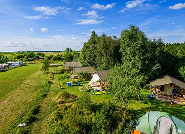 Stoere glampingtent - 2 tot 4 personen - 8