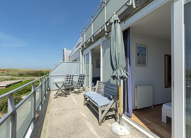 Wohnung mit großem Balkon und Blick auf die Dünen - 2