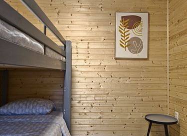 Wooden chalet with private hot tub - 11