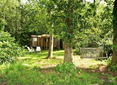Shepherds hut in Drenthe with an unobstructed view