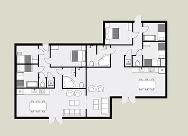12-persoons familiehuis in een mooie omgeving - 11