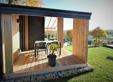 Vakantiehuisje met terras en uitzicht - 3
