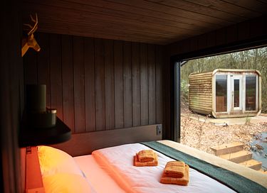 Forest cabin with sauna on a hill in Durbuy - 21