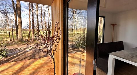 Tiny House auf Campingplatz in Drenthe - 4