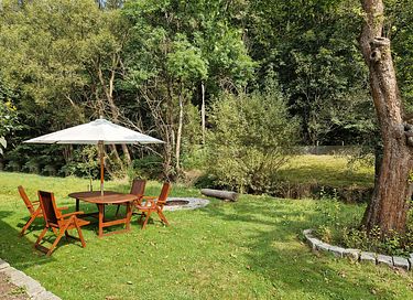Houten natuurhuis met open haard in Duitsland - 19