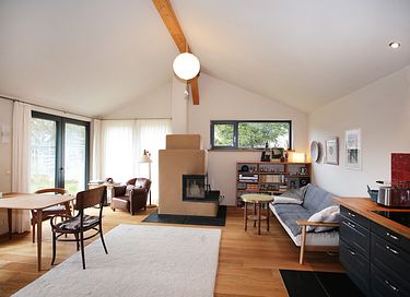 Houten natuurhuis met open haard in Duitsland - 3