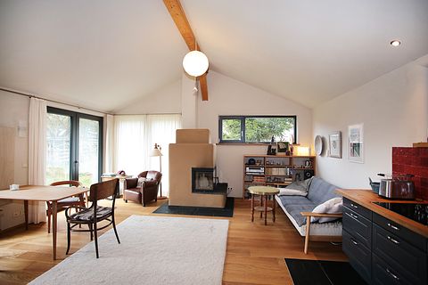 Houten natuurhuis met open haard in Duitsland - 3